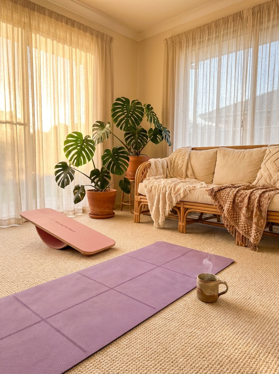 The Form & Flow Mat™ —  Pilates & Yoga Mat