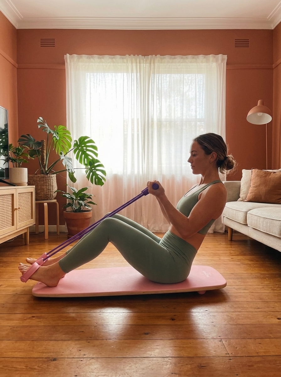 The Form & Flow Resistance Band™ — 6-Tube Pilates & Strength Band